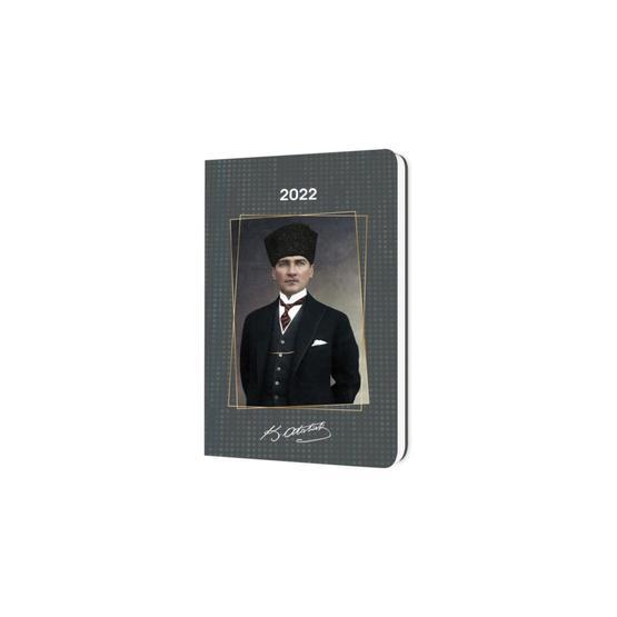 Keskin Color 2022 Büyük Kumandan Atatürk Haftalık 17x24 cm Ajanda