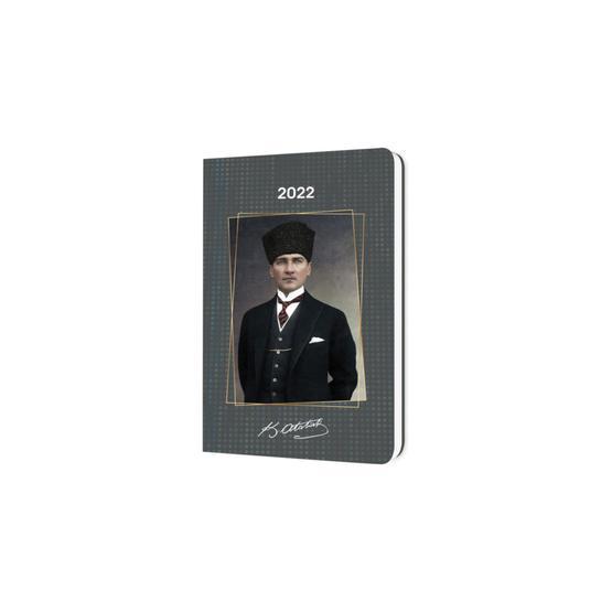 Keskin Color 2022 Büyük Kumandan Atatürk Haftalık 17x24 cm Ajanda