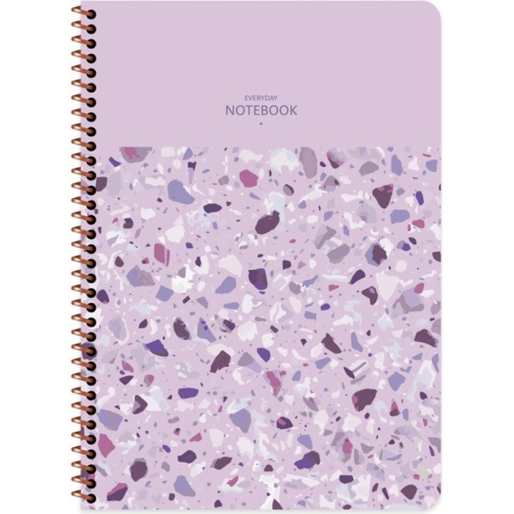 Keskin Color A4 Çizgili Defter Terazzo - Lila Spiralli Defter Fiyatı