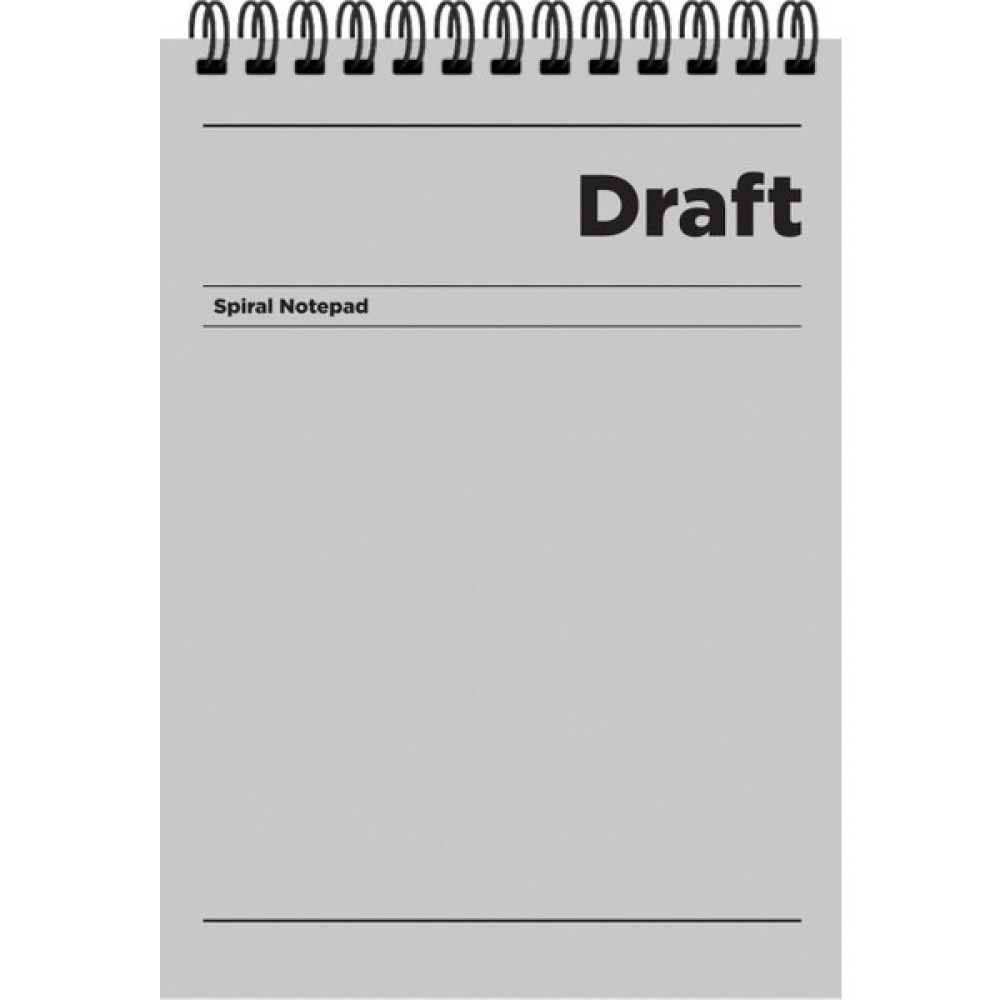 Keskin Color A5 Çizgili Bloknot Draft - Gri Spiralli Defter Fiyatı