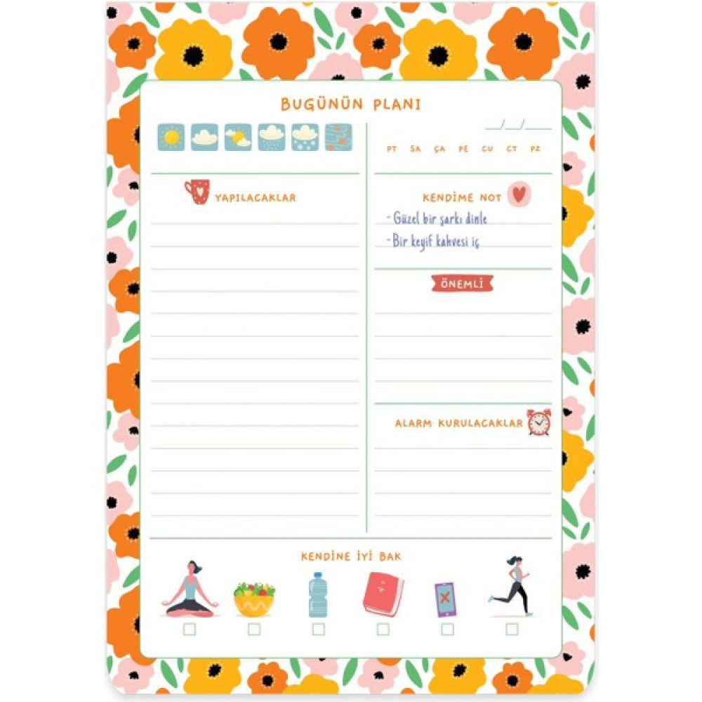 Keskin Color A5 Günlük Planner Blok - Rengarenk Not Defteri & Bloknot Fiyatı