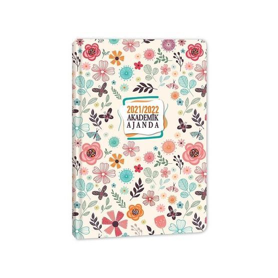 Keskin Color Akademik Floral 17x24 cm Ajanda