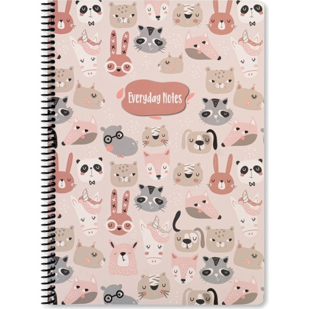 Keskin Color Çizgili Defter Animal Friends 16.5 x 22.5 cm - Hayvanlar Not Defteri & Bloknot Fiyatı