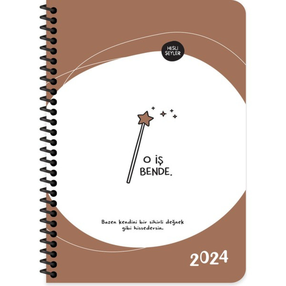 Keskin Color Hisli Şeyler 2024 13*19 5 Haftalık Ajanda O Iş Bende - Karışık-Çok Renkli - 1 Adet Ajanda Fiyatı