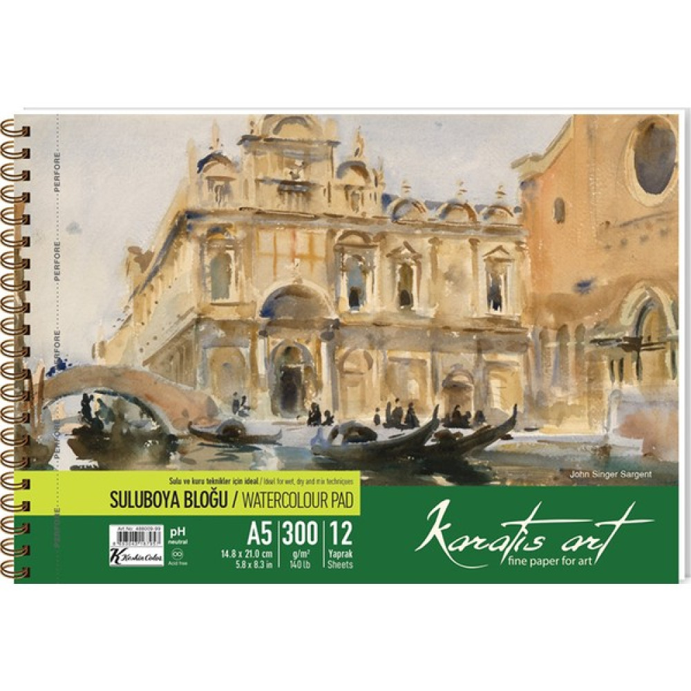 Keskin Color Karatis Suluboya Blok Spiralli Art 300 gr A5 12 Yp 488009-99 Oto Boyaları Fiyatı