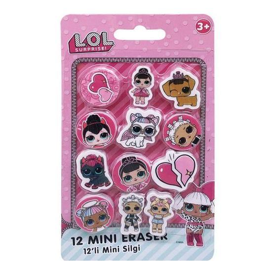 Keskin Color L.O.L. 12Li Mini Silgi Set