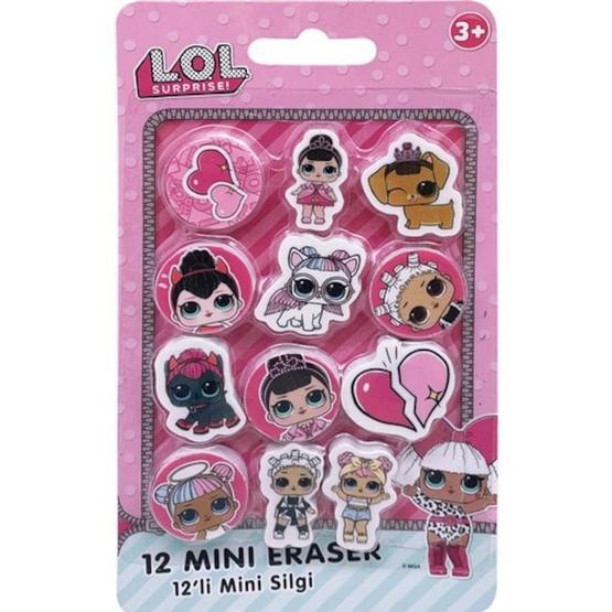 Keskin Color L.O.L. 12Li Mini Silgi Set