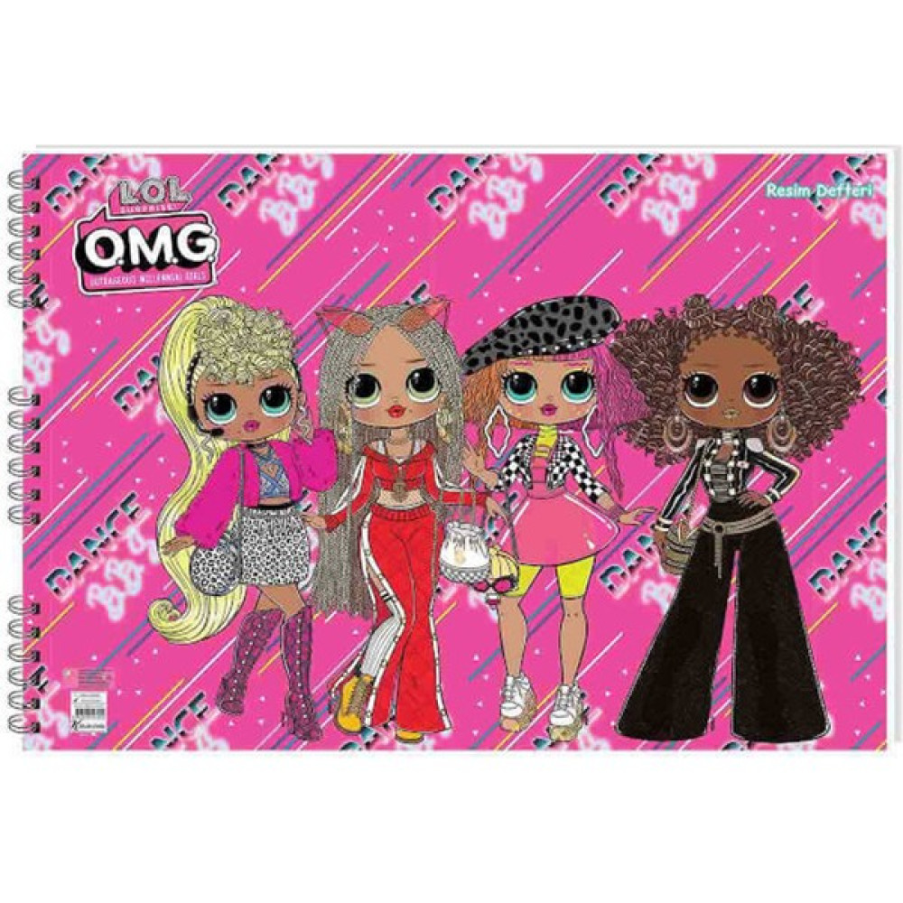 Keskin Color L.o.l. Resim Defteri 35 x 50 Cm. 15 Yaprak Pembe Dance Resim Defteri Fiyatı
