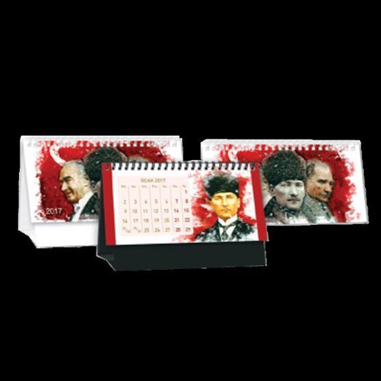 Keskin Color Üçgen Karton Atatürk Masa Takvimi