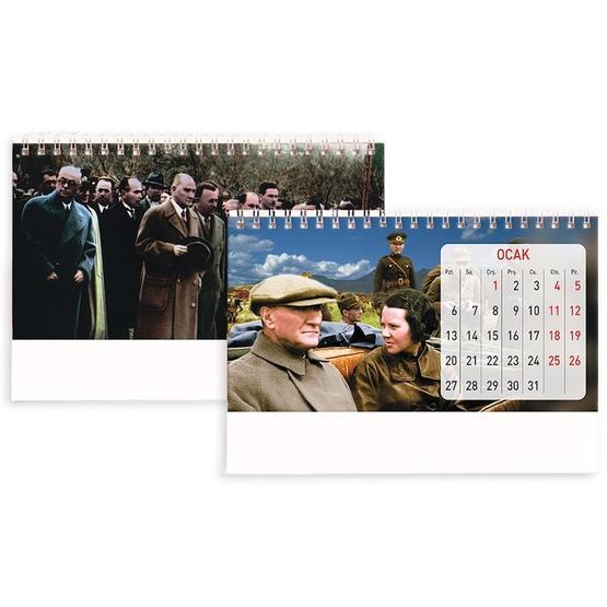 Keskin Color Üçgen Karton Atatürk Masa Takvimi