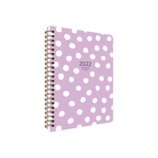 Keskin Haftalık Lila Puantiye 13x19,5 cm Ajanda Ajanda Fiyatı