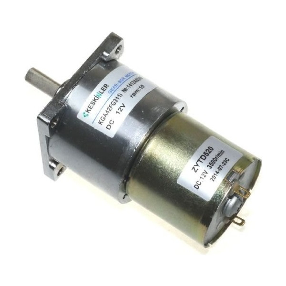 Keskinler 12V 10Rpm 42mm Redüktörlü Flanşlı Kısa Dc Motor Oyun & Hobi Fiyatı
