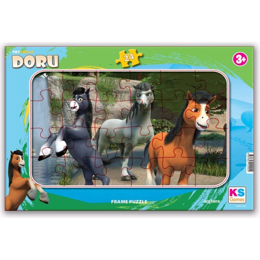 Kesman Kitap Ks Games Trt Çocuk Doru 24 Parça Frame Puzzle/yapboz Oto Boyaları Fiyatı