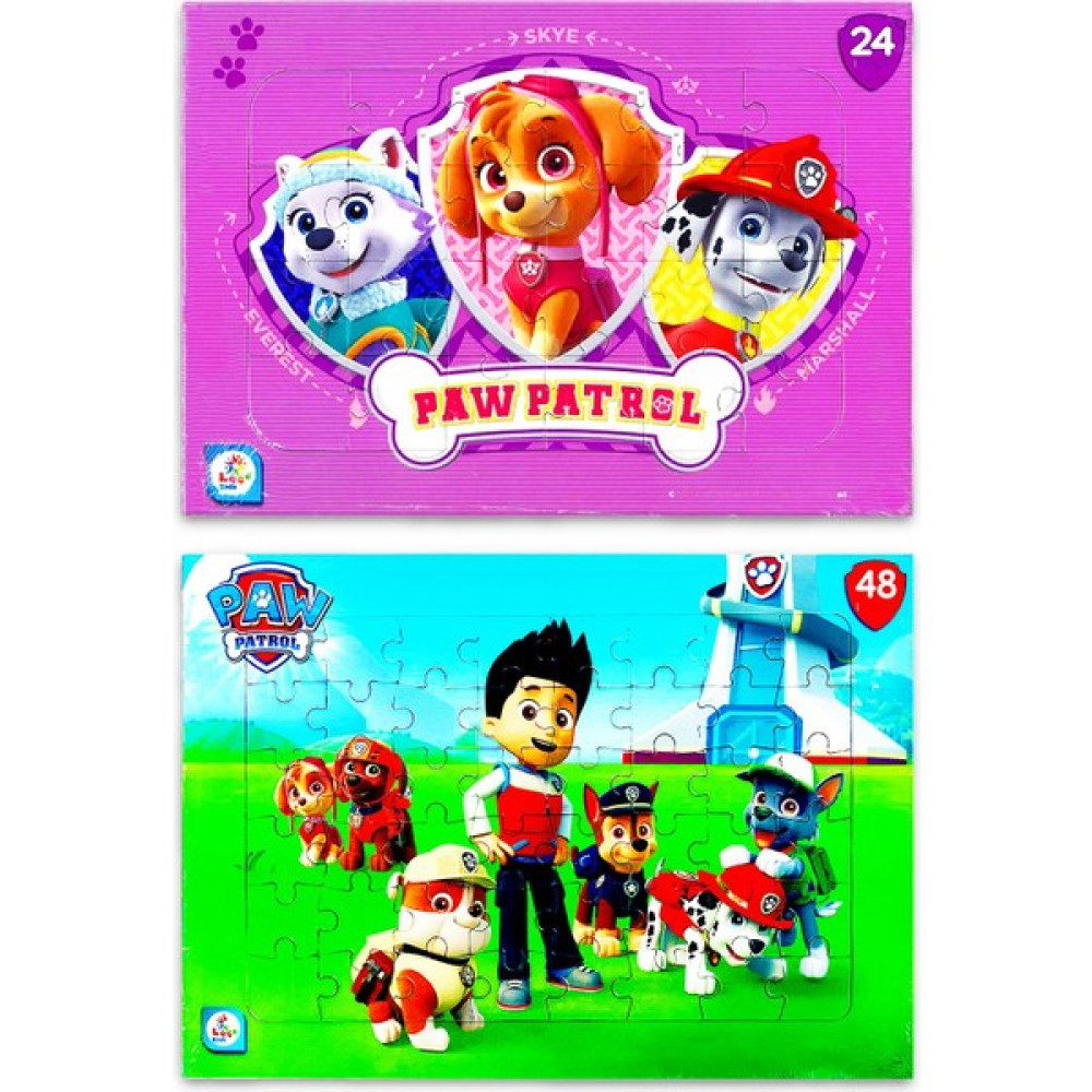 Kesman Kitap Paw Patrol Ryder ve Arkadaşları 2 Li Puzzle Yapboz Set (24+48PARÇA) Oto Boyaları Fiyatı