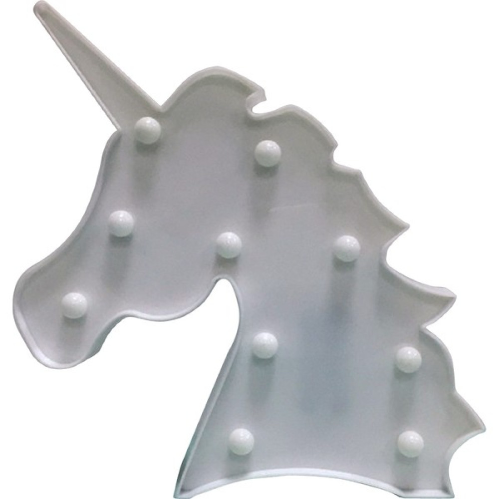 Kesoto LED Unicorn Gece Işık 3D Marquee Dekoratif Lamba Çocuklar Başucu Lambası Beyaz (Yurt Dışından) Gece Lambası Fiyatı