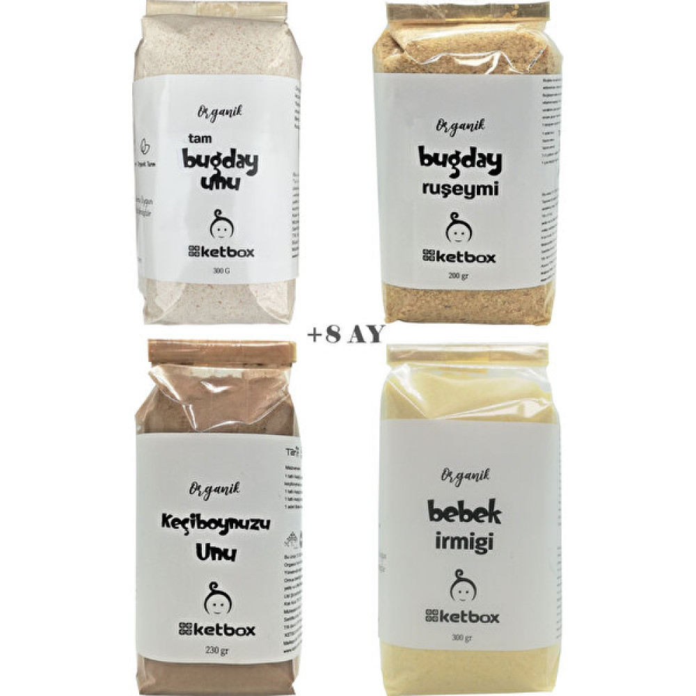 Ketbox +8 Ay Organik Sertifikalı Bebek Ek Gıda Seti Bebek Mamaları Fiyatı