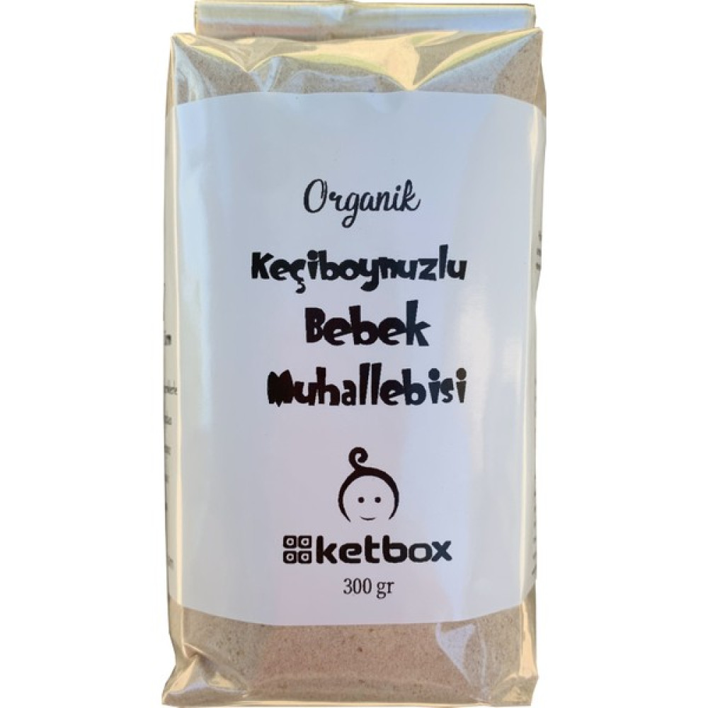 Ketbox Organik Keçiboynuzlu Bebek Muhallebisi Karışımı 300 gr Ek Gıda +8 Ay Bebek Mamaları Fiyatı