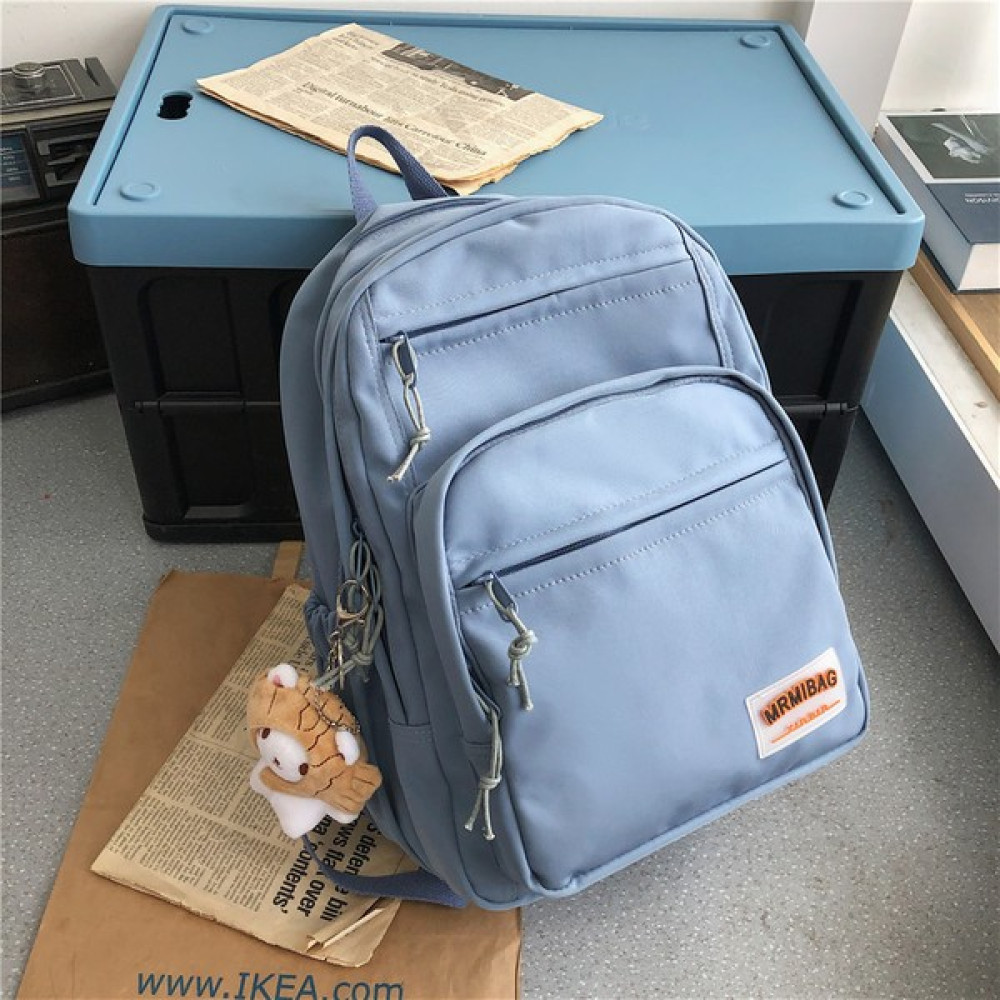 Kewendashiye Anti-Theft Uygun Tasarım Okul Çantası Öğrenci Sırt Çantası Açık Daypack (Yurt Dışından) - Mavi - 38.5*27*6cm Okul Çantası Fiyatı