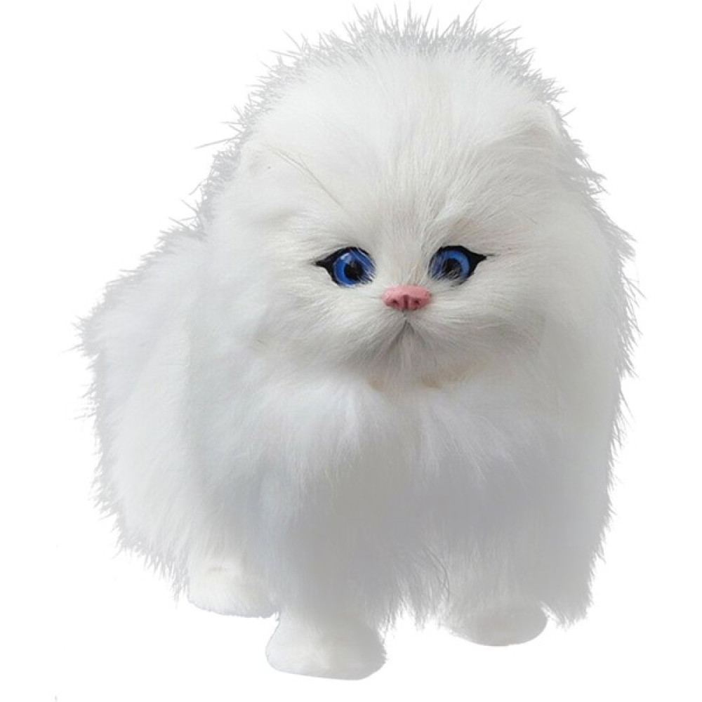 Kewendashiye Gerçekçi Sondaj Kedi Şekli Peluş Simülasyon Doldurulmuş Hayvan Oyuncak (Yurt Dışından) - Beyaz - 16 cm Peluş Oyuncaklar Fiyatı