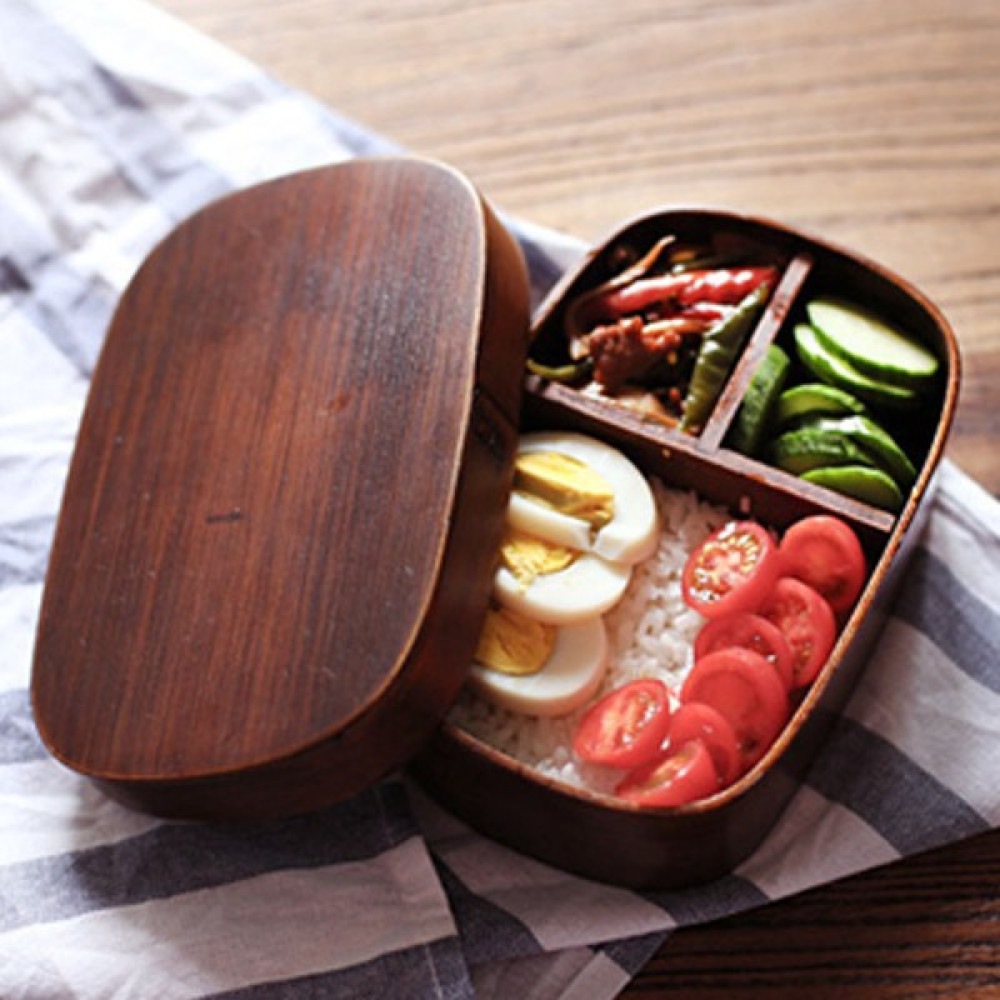Kewendashiye Japon Bento Kutuları Ahşap Öğle Yemeği Kutusu El Yapımı Doğal Ahşap Suşi Kutusu Sofra Kase Gıda Kabı (Yurt Dışından) - Kahverengi Saklama Kapları Fiyatı