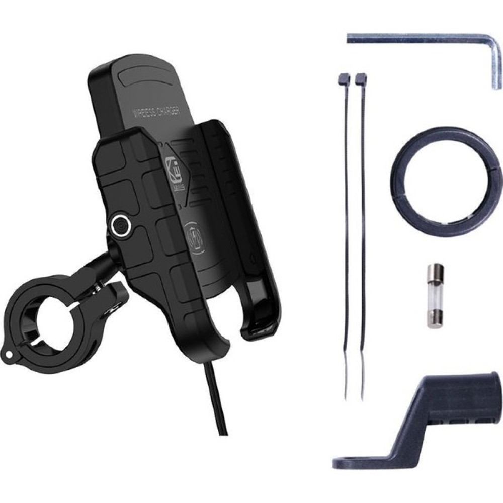 Kewig M9 Wireless Şarjlı Motosiklet Telefon Tutucu Motorsiklet için Diğer Aksesuarlar Fiyatı