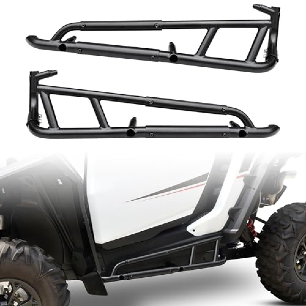 KEWISAUTO Rock Sliders for RZR XP 1000 2024 2025+, Combined Side Bumper Protection Frame Side Steps Nerf Bars Rock Sliders for Polaris RZR XP 1000 2024 2025+ Accessories - 2 Seats