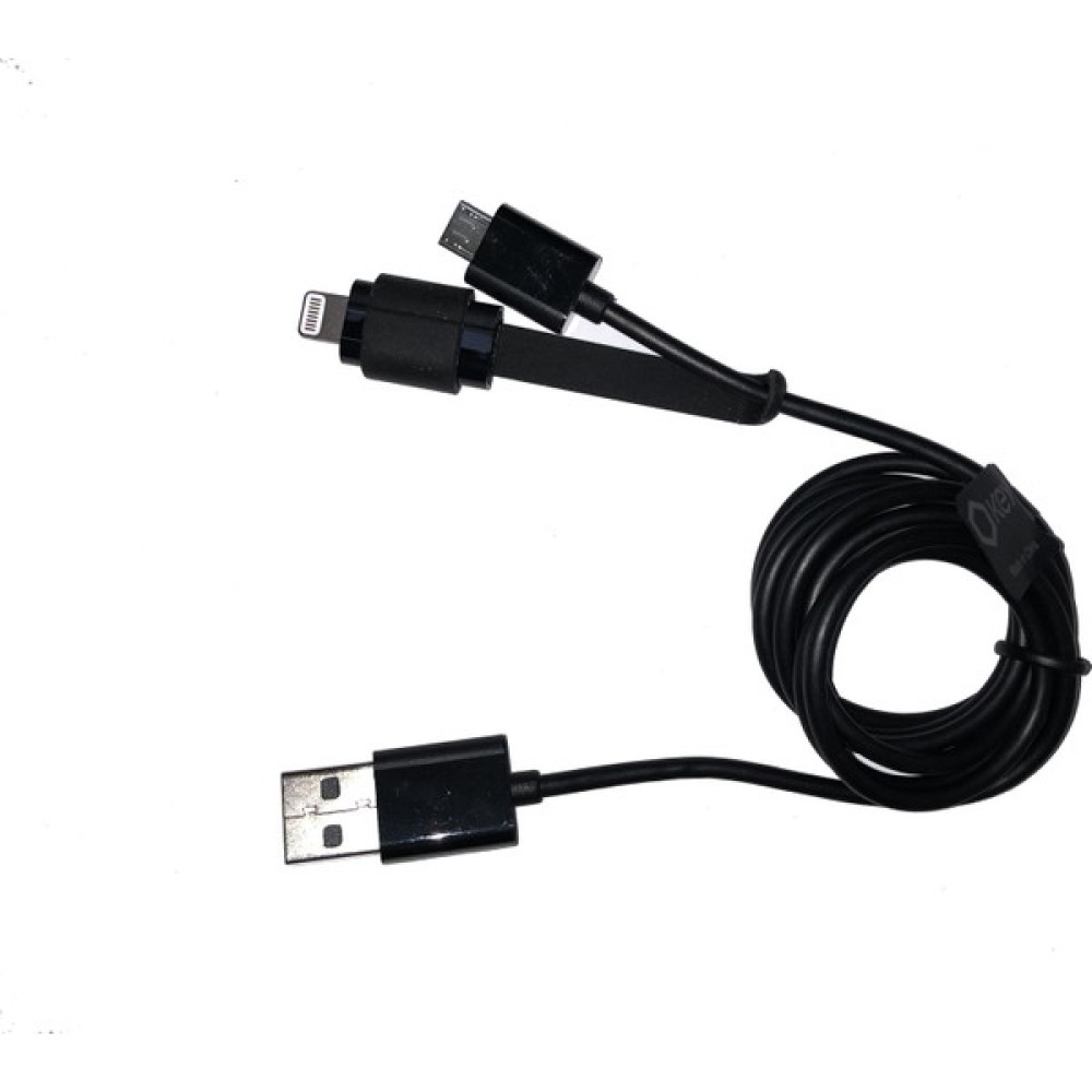 Key 2in 1 Lightning - Micro Şarj Kablosu 1 m Cep Telefonu Kablosu Fiyatı