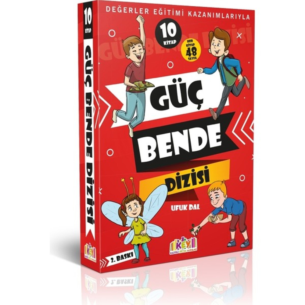 Key 8 Yaş Üzeri Eğlenceli Okuma Seti - Güç Bende Serisi (10 Kitap) Hikaye Değerlendirme Testleri - Her Kitap 48 Sayfa Diğer Fiyatı