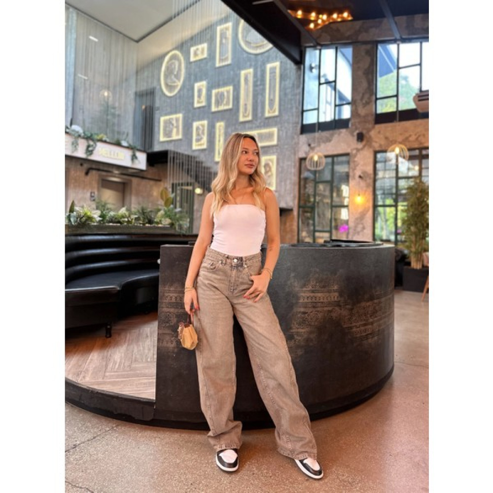 Key Moda Kadın Eskitme Baggy Jean Mavi Kız Çocuk Pantolon Fiyatı