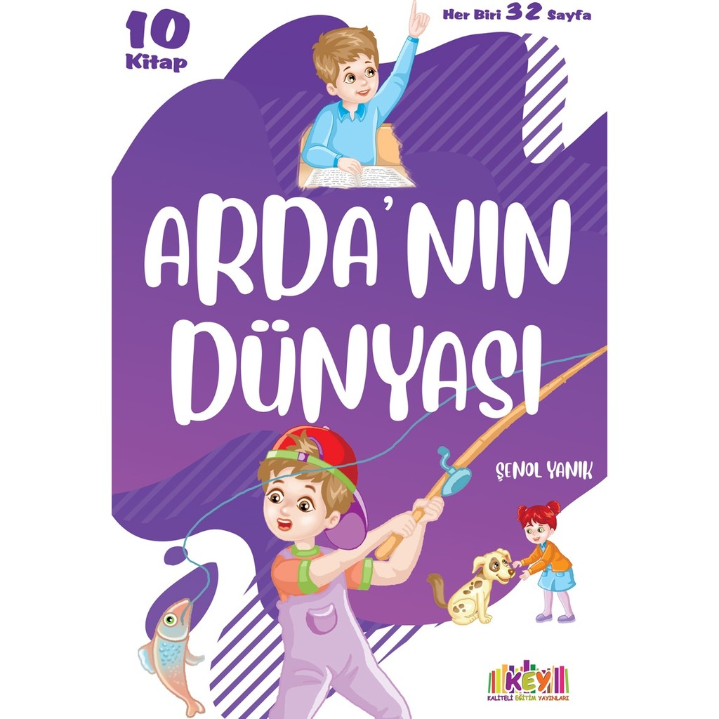 Key Yayınları Arda'nın Dünyası 10 Kitaplık Eğitici Hikaye Seti - Ilkokul Seviyesi - Kaliteli Eğitim Yayınları Kitaplık Fiyatı