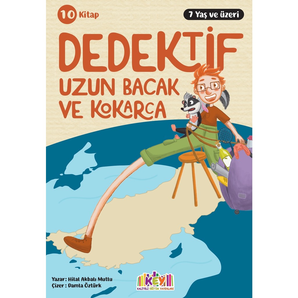 Key Yayınları Dedektif Uzun Bacak ve Kokarca - Gizem ve Macera Dolu 10 Kitaplık Set Kitaplık Fiyatı
