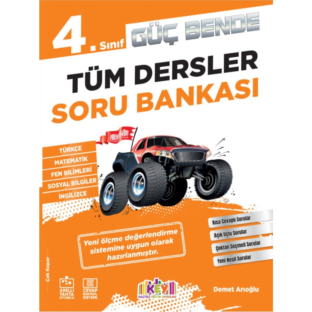 Key Yayınları Key Publishing 4. Sınıf Güç Bende Tüm Dersler Soru Bankası Ciltli Çocuk Kitabı Tekil Ürün Tüm Dersler Fiyatı