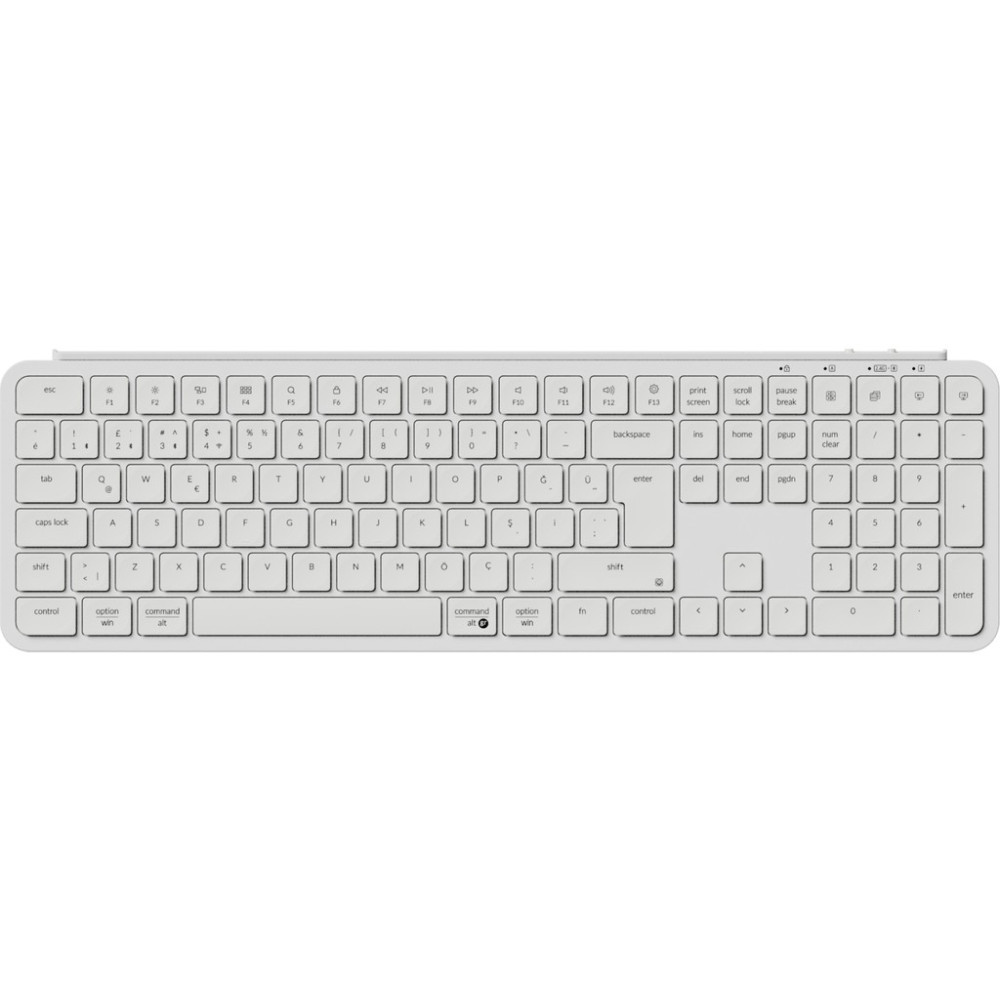 Keychron B6 Pro Full Size Ultra-Slim 2.4 Ghz Türkçe Kablosuz Beyaz Klavye (B6P-K8-TR) Klavye - Mouse Fiyatı