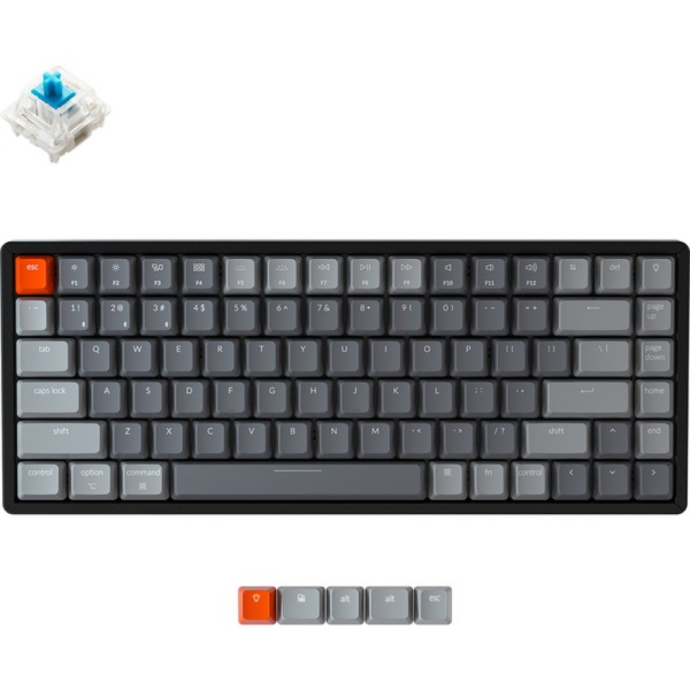 Keychron K2 Kablosuz Mekanik Oyuncu Klavyesi-Hot-Swappable-Rgb -Bluetooth 5.1-Multitasking-Gateron G Pro Blue Switch-Alüminyum Çerçeve -(Version 2) Oyuncu Klavyesi Fiyatı