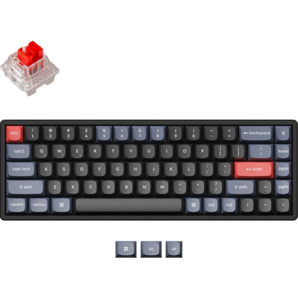Keychron K6 Pro Qmk/vıa Custom Kablosuz Mekanik Oyuncu Klavyesi-Hot-Swappable-Bluetooth 5.1-Multitasking -White Led- Gateron G-Pro Red Switch - Siyah Oyuncu Klavyesi Fiyatı