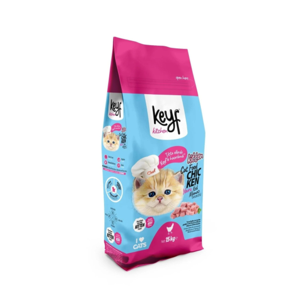 Keyf Kitten Yavru Kedi Mamasi-15 Kg Evcil Hayvan Ürünleri Fiyatı