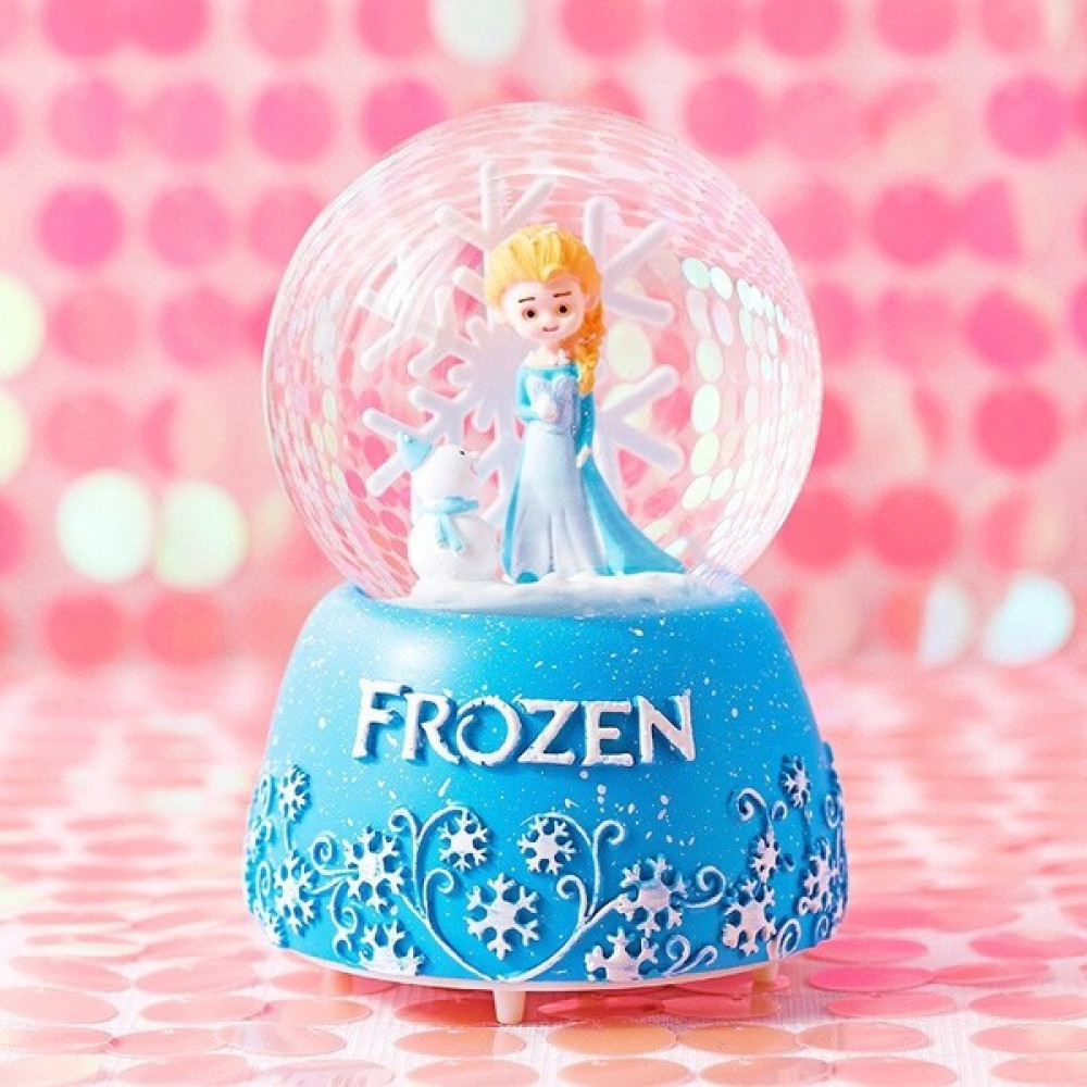 Keyfim Shop Frozen Temalı Orta Boy Işıklı Müzikli Kar Küresi Hediyelik Eşya Fiyatı