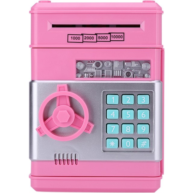 Keyfim Shop Şifreli Atm Kasa Kumbara - Pembe Kumbara Fiyatı