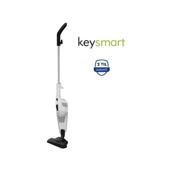 Keysmart KEY910 Kablolu Dikey Süpürge Beyaz Renk Toz Torbasız 0,6 L Kapasite ile Güçlü Emiş Diğer Fiyatı