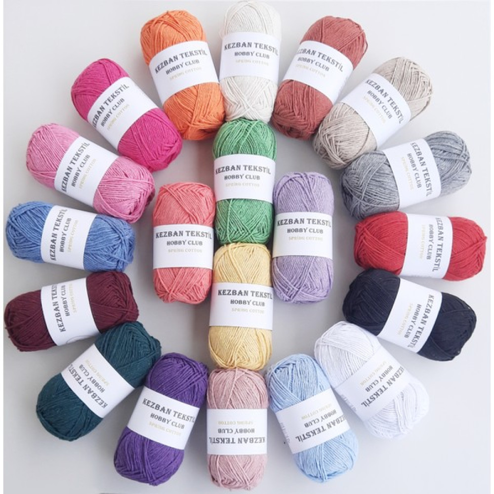 Kezban Tekstil %100 Pamuk Punch (Panç) ve Amigurumi Ipi Seti 20 Adet Oyun & Hobi Fiyatı