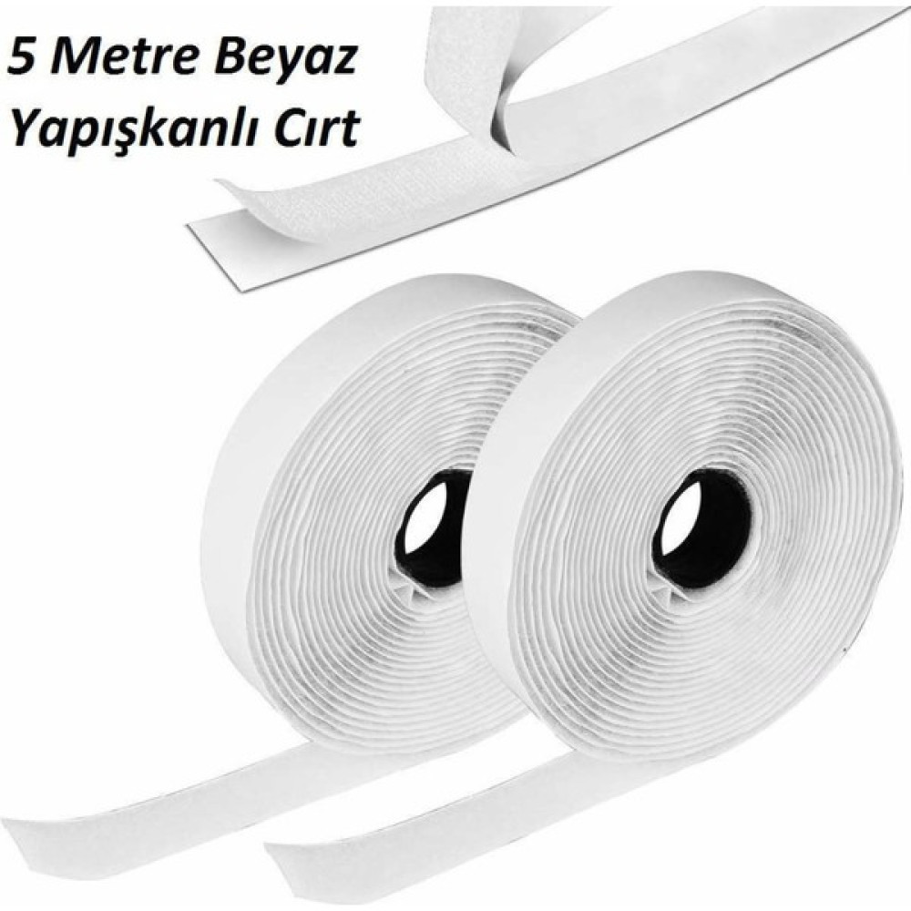 Kezban Tekstil Arkası Yapışkanlı Cırt Bant 2 Cm*5 Metre Beyaz Nalburiye & Hırdavat Fiyatı