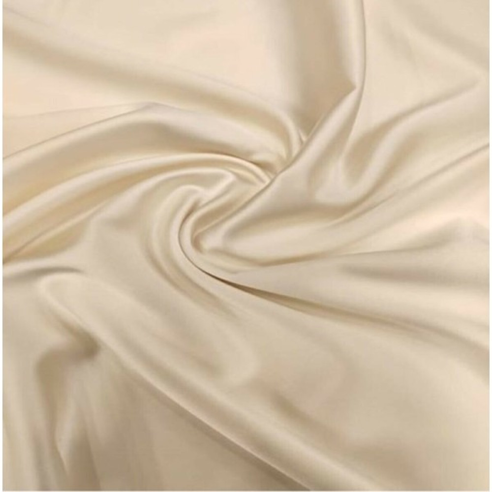 Kezban Tekstil Krem Saten Astar Kumaş 75 CMX100 cm Ebat - 75 cm - 1 m Kumaşlar Fiyatı