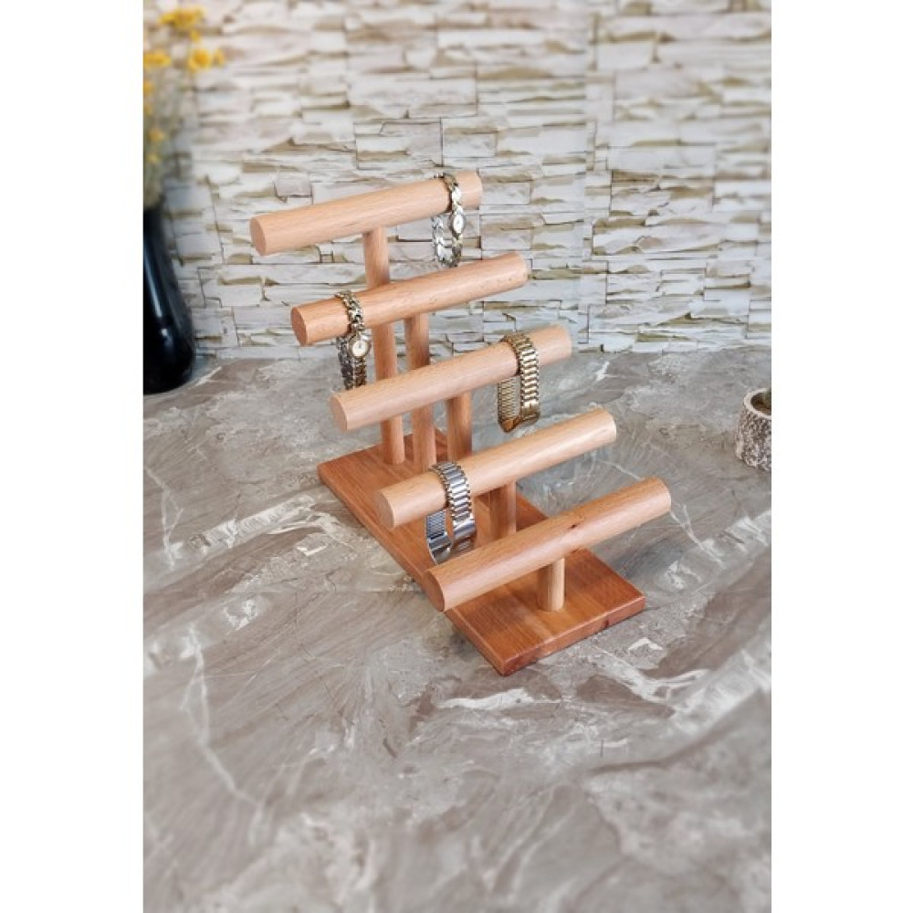 K&G Foot Rest Bilezik Bileklik Saat Takı Organizer Ahşap Askısı 27CM Takı Standı Askılık Takı Aksesuar Düzenleyici Eşya Saklama / Düzenleme Fiyatı