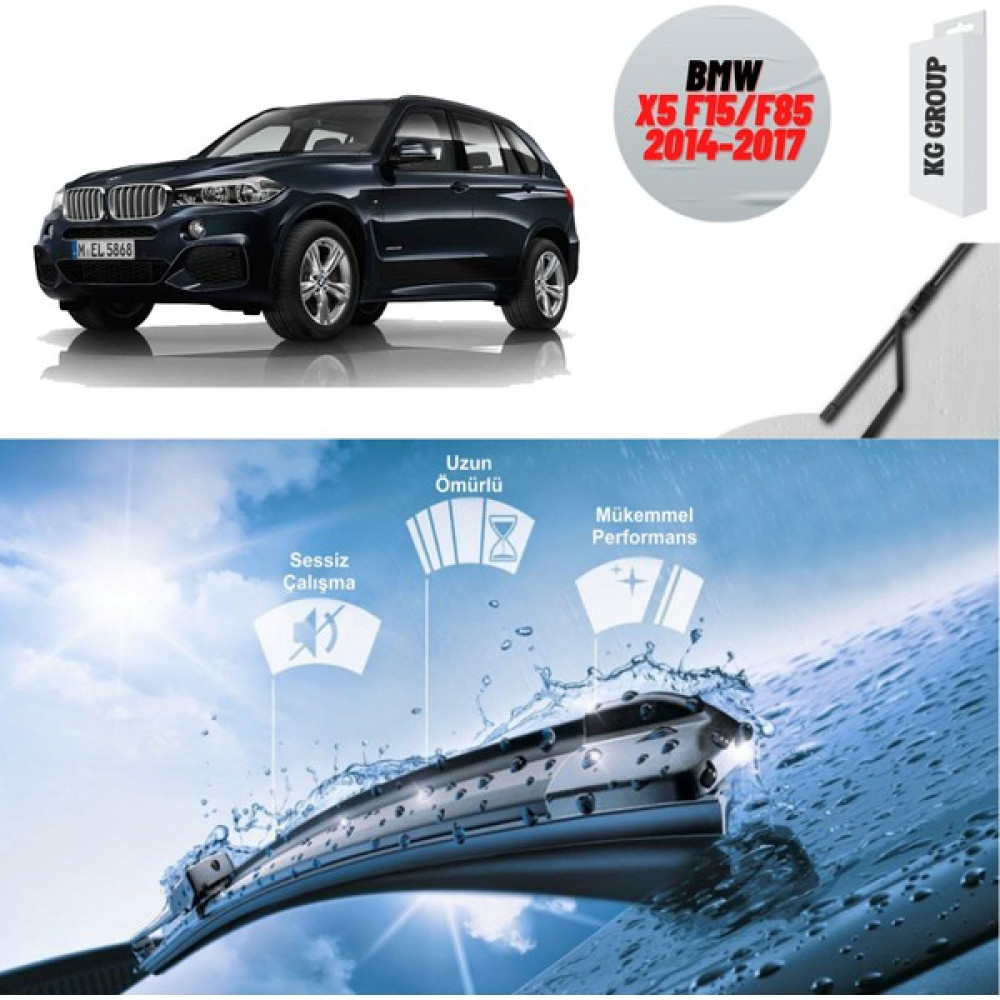 KG Group Bmw X5 F15/F85 2016 Silecek Takımı Sağ ve Sol Oto Boyaları Fiyatı