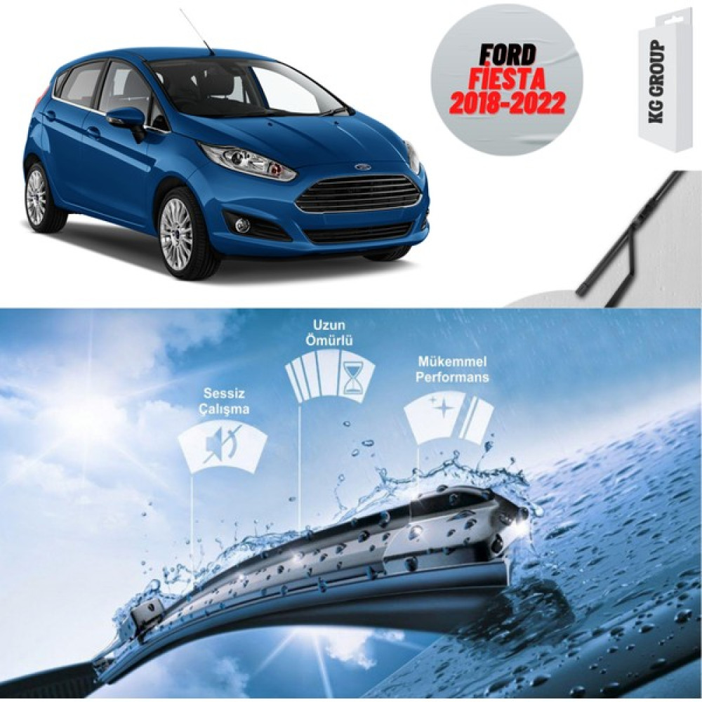 KG Group Ford FIESTA 2021 Silecek Takımı Sağ ve Sol Oto Boyaları Fiyatı