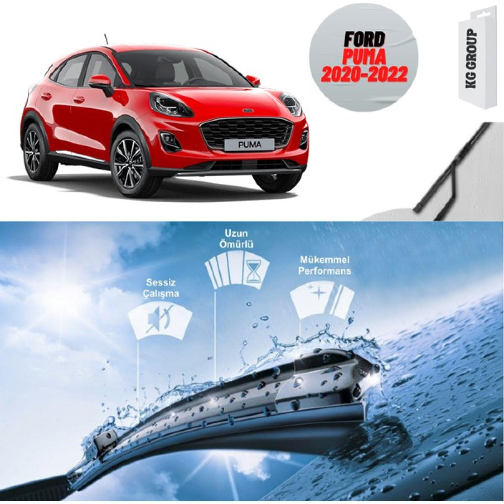 KG Group Ford Puma 2021 Silecek Takımı Sağ ve Sol Oto Boyaları Fiyatı