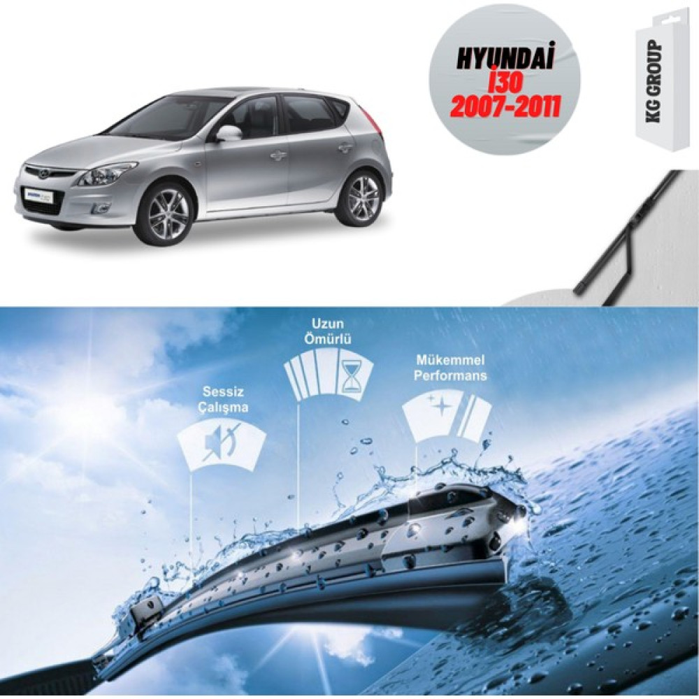 KG Group Hyundai I30 2009 Silecek Takımı Sağ ve Sol Oto Boyaları Fiyatı