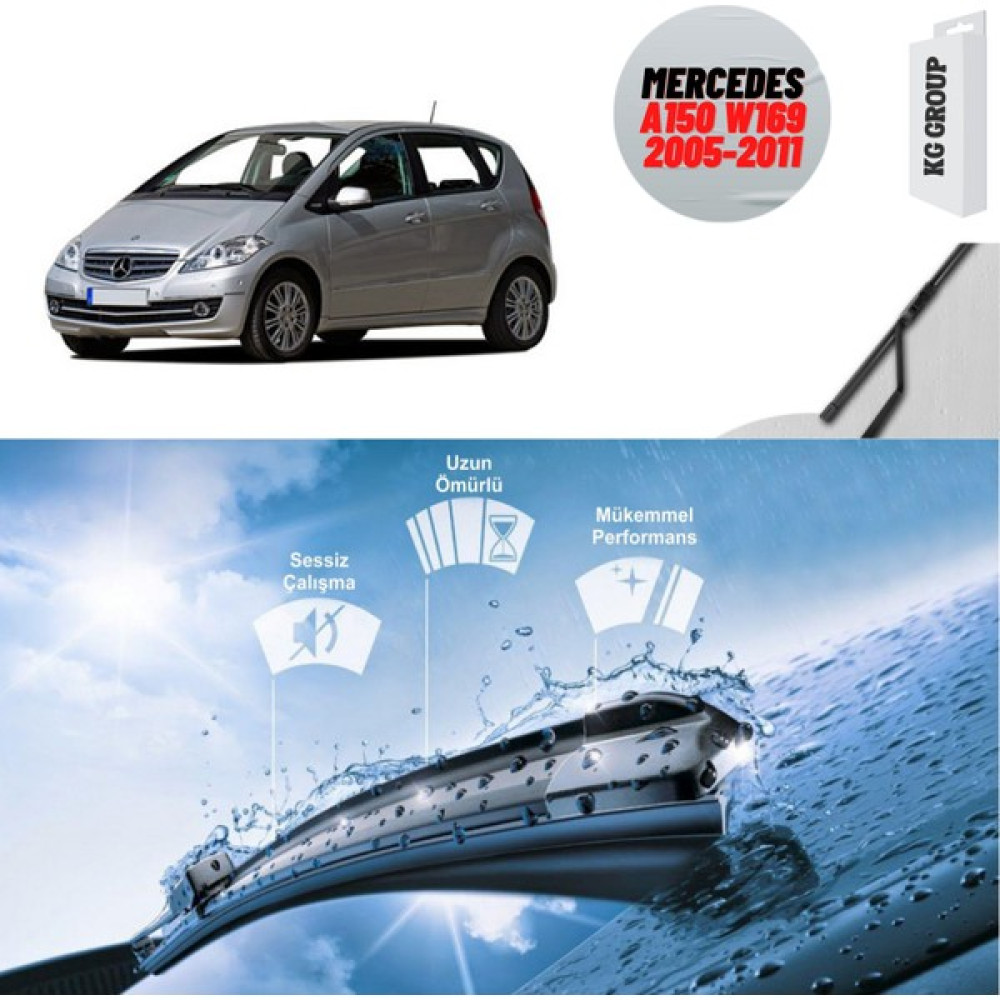 KG Group Mercedes A150 W169 2011 Silecek Takımı Sağ ve Sol Oto Boyaları Fiyatı