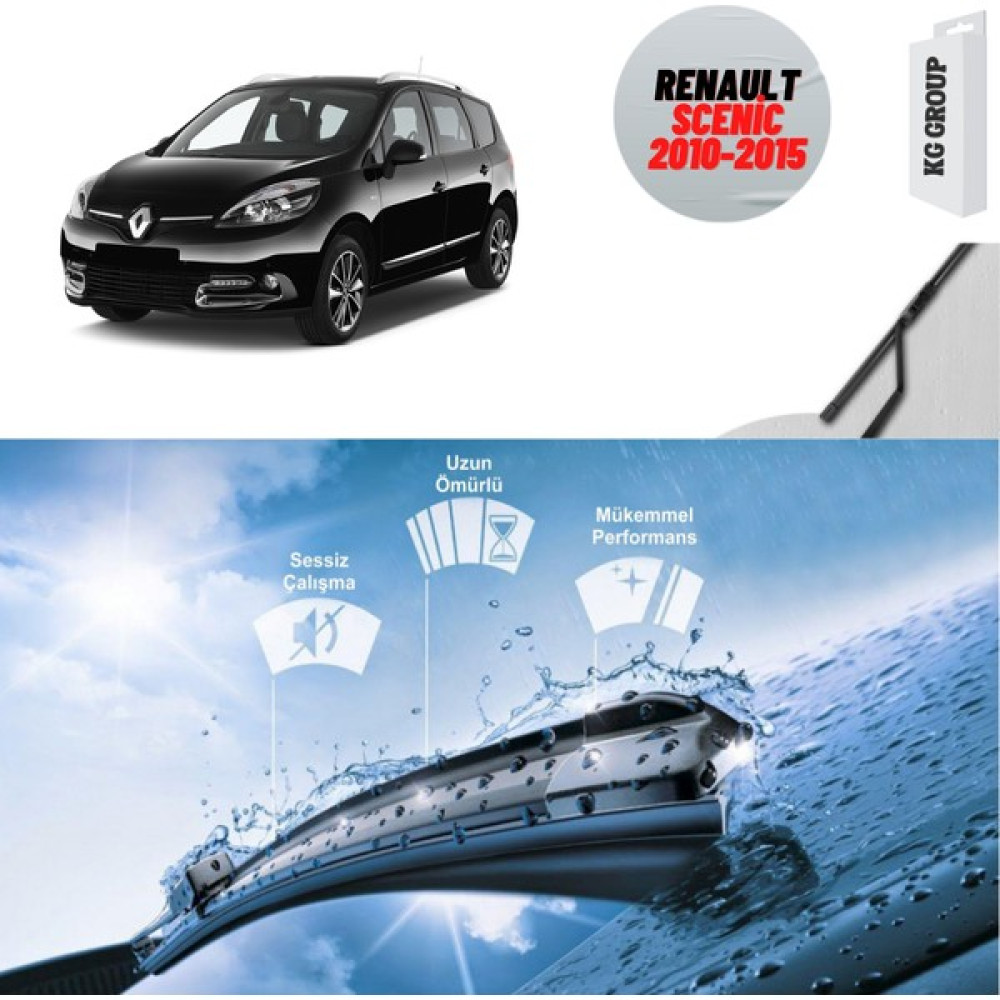 KG Group Renault Scenic 2011 Silecek Takımı Sağ ve Sol Oto Boyaları Fiyatı