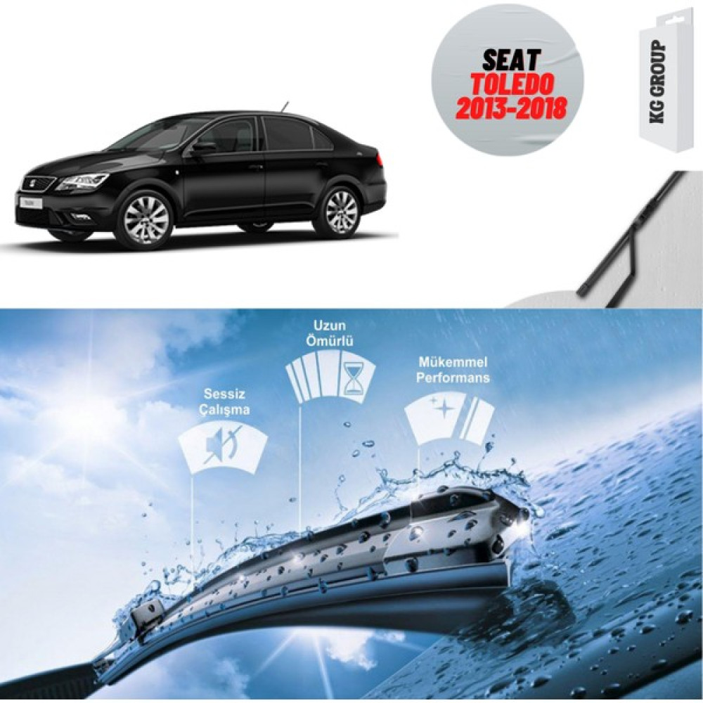 KG Group Seat Toledo 2014 Silecek Takımı Sağ ve Sol Oto Boyaları Fiyatı